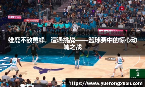 雄鹿不敌黄蜂，遭遇挑战——篮球赛中的惊心动魄之战